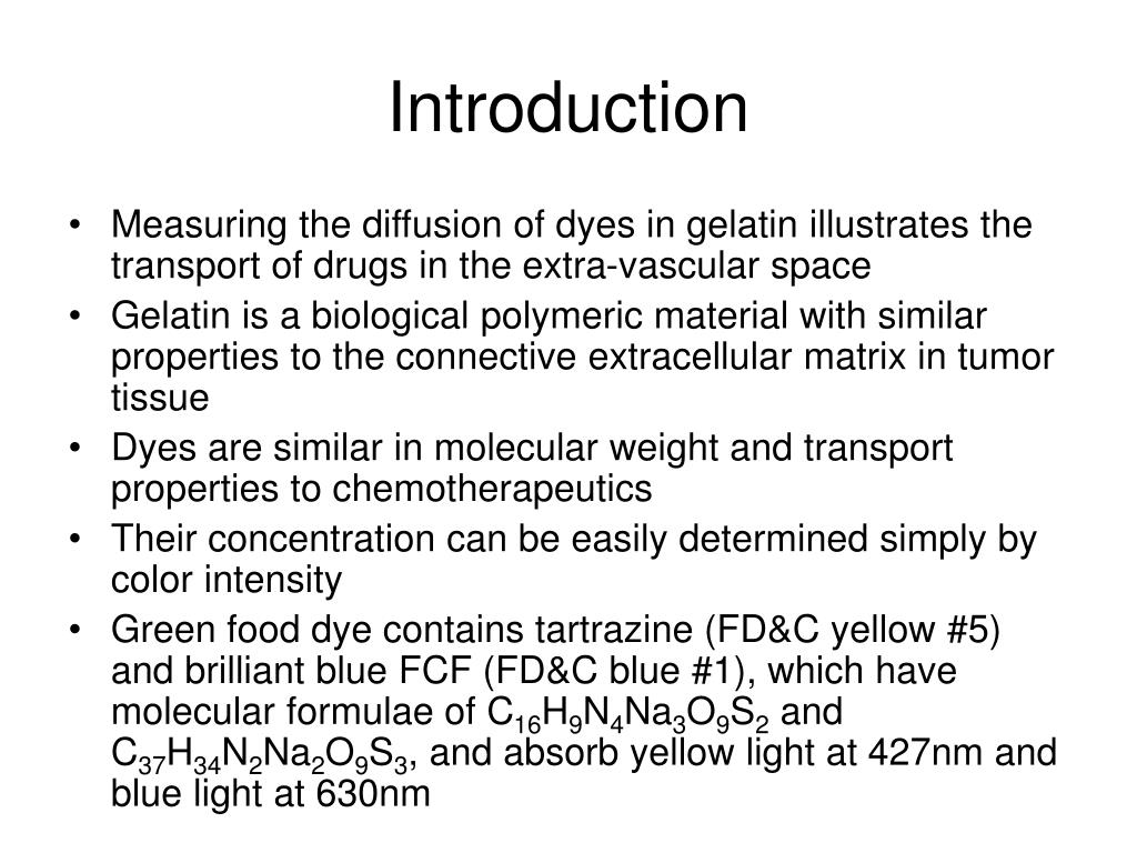 PPT Gelatin Diffusion Experiment PowerPoint Presentation, free