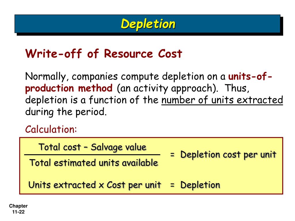 PPT Depreciation, Impairments, and Depletion PowerPoint Presentation