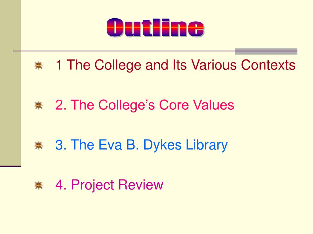 PPT Oakwood College Eva B. Dykes Library 20062010 PowerPoint