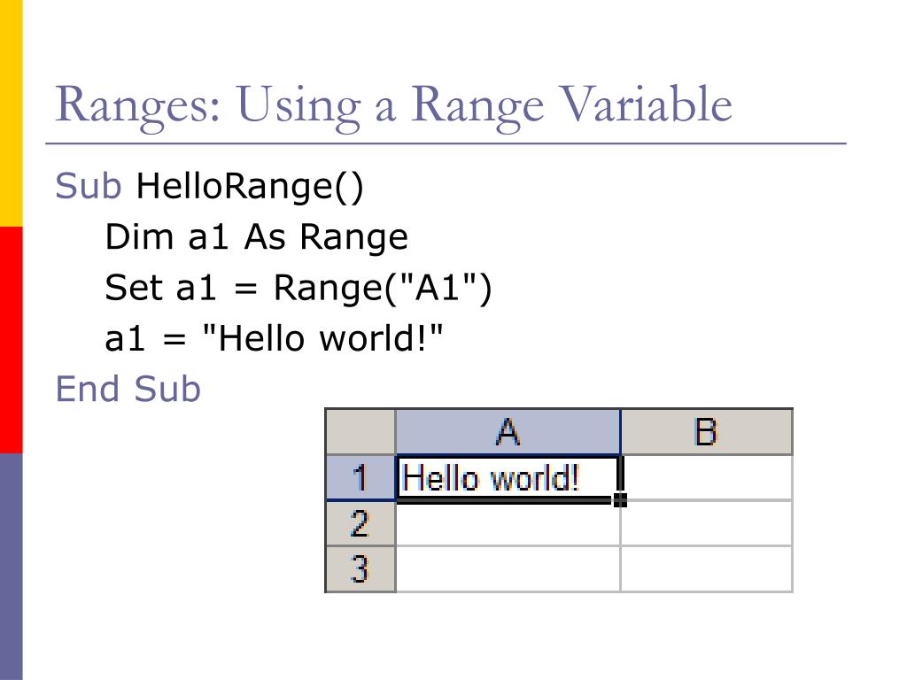 PPT VBA Programming PowerPoint Presentation, free download ID283779