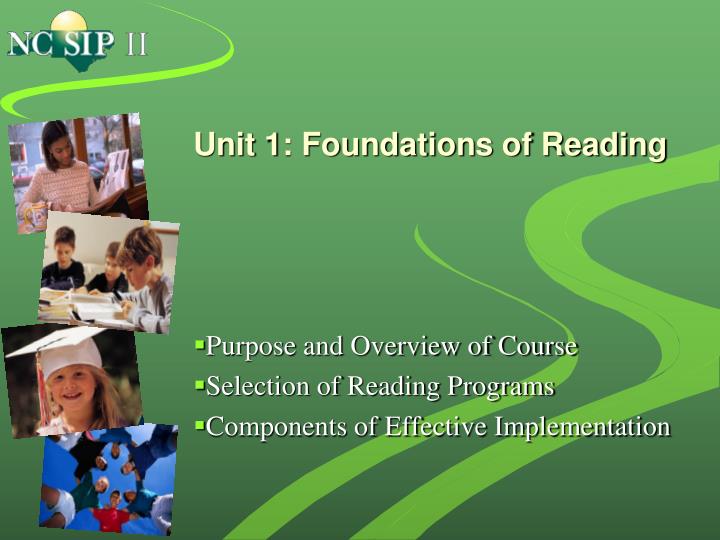 PPT Reading Instruction Foundation Training Research to Practice NC