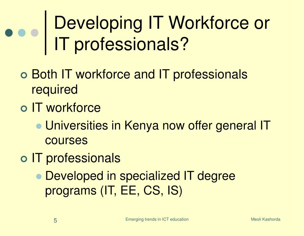 PPT Emerging trends in ICT education PowerPoint