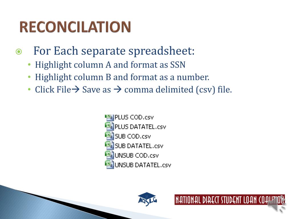 PPT Direct Loan Reconciliation Datatel PowerPoint Presentation, free