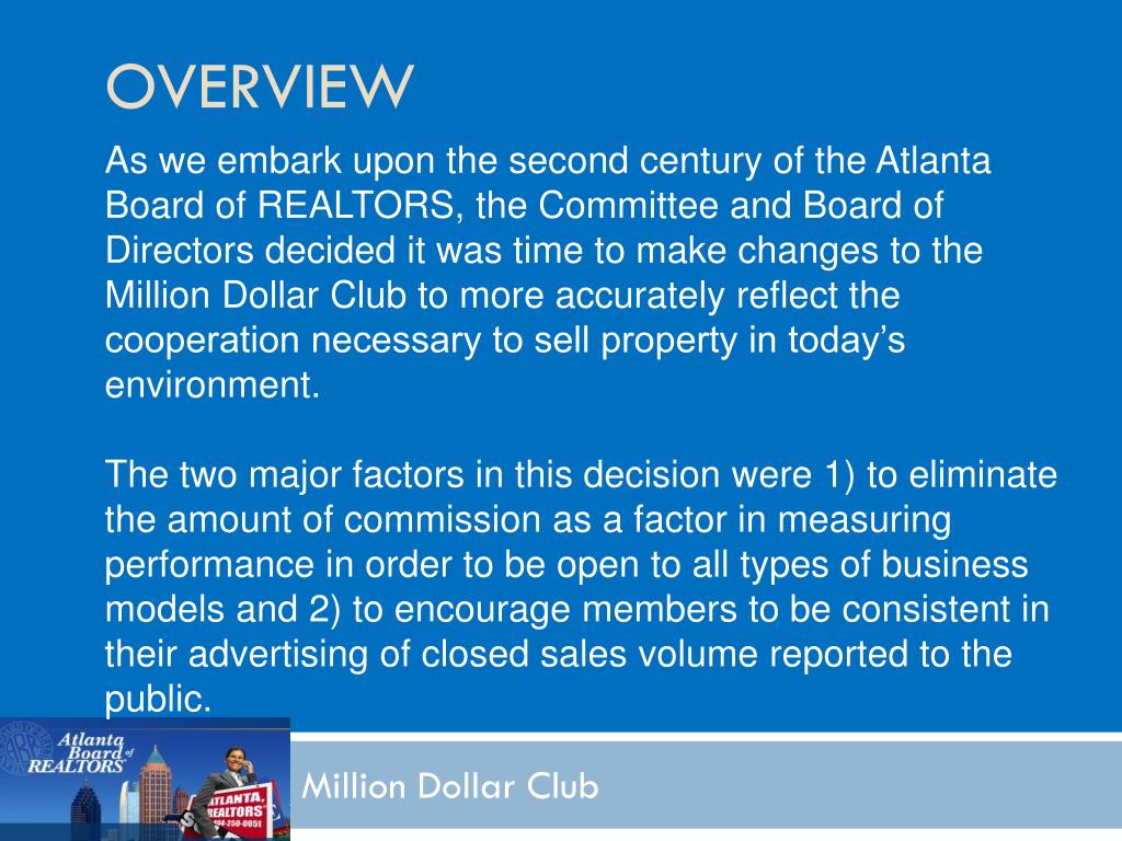 PPT Bill Rawlings MDC CHAIR ATLANTA BOARD OF REALTORS ® PowerPoint