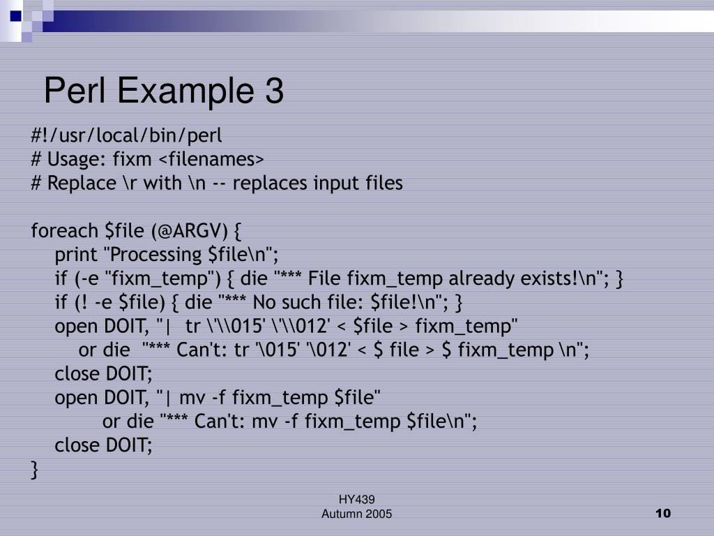 PPT Perl Tutorial PowerPoint Presentation, free download ID28762