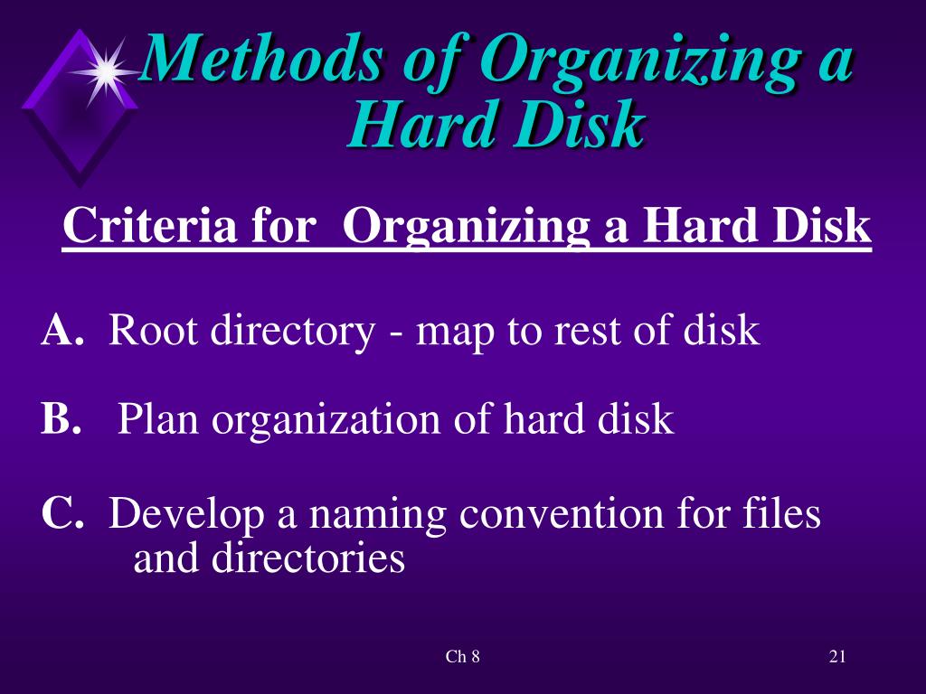 PPT Organizing and Managing Your Hard Disk PowerPoint Presentation