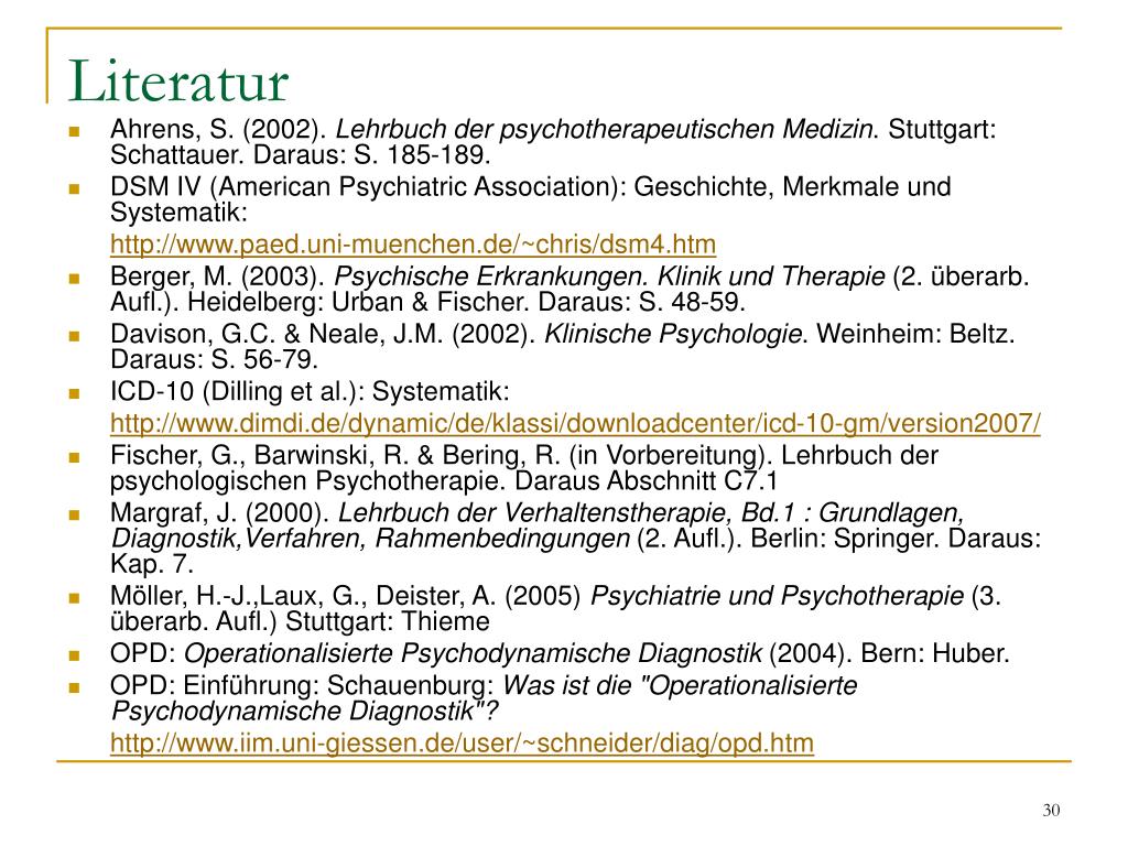 PPT Diagnosesysteme ICD, DSM, OPD Nutzen und Kritik