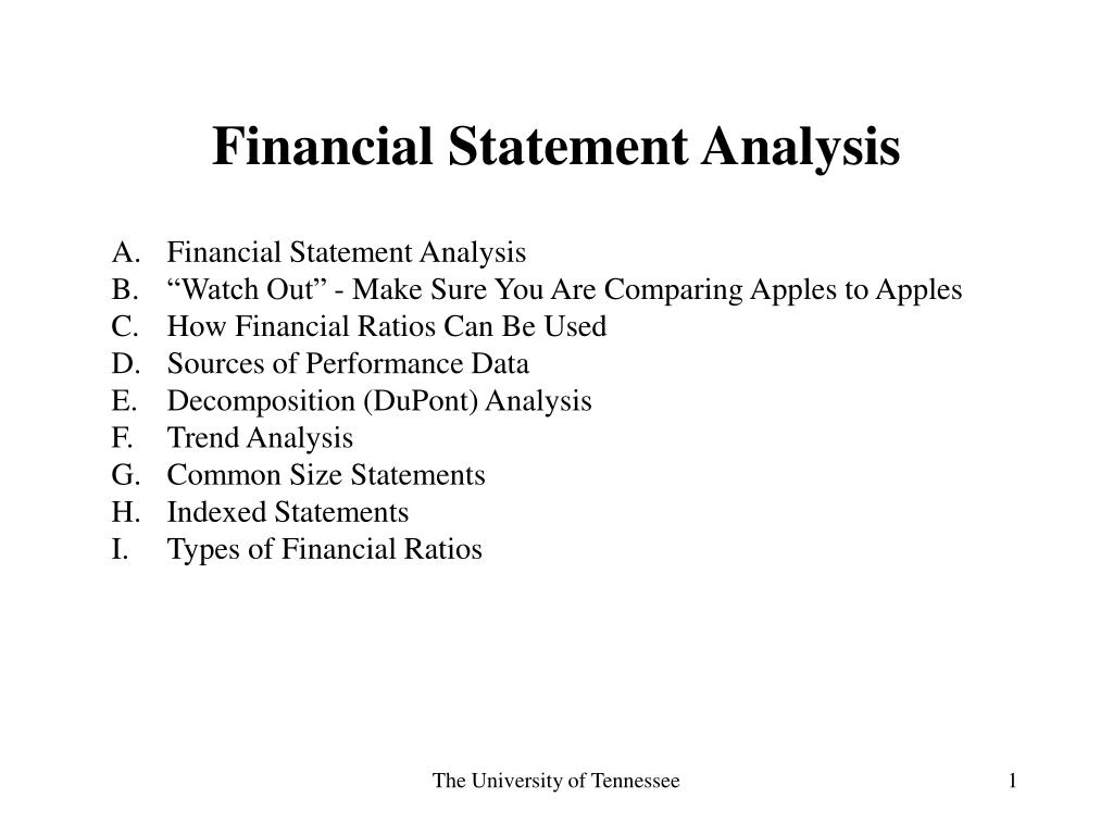 PPT Financial Statement Analysis PowerPoint Presentation, free
