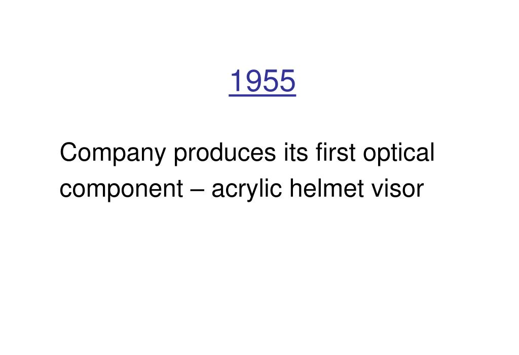 PPT Gentex Optics 100 Years of Innovation PowerPoint Presentation