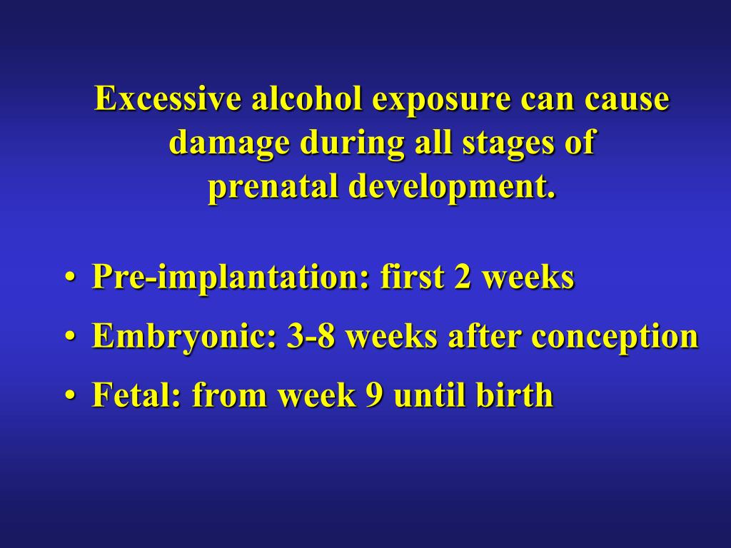 PPT Better Safe Than Sorry The Biological Basis of Fetal Alcohol