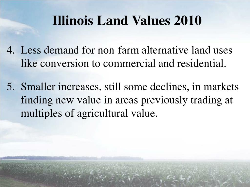 PPT Highlights… 2011 Illinois Farmland Values & Lease Trends