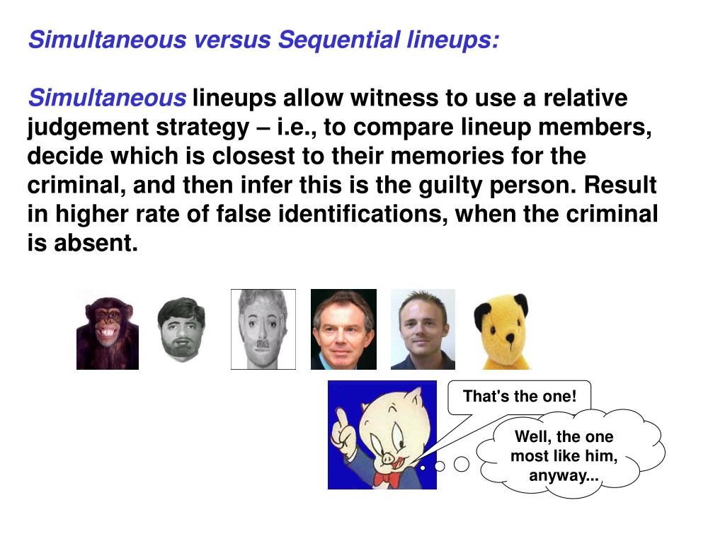 PPT Identification parades PowerPoint Presentation, free download