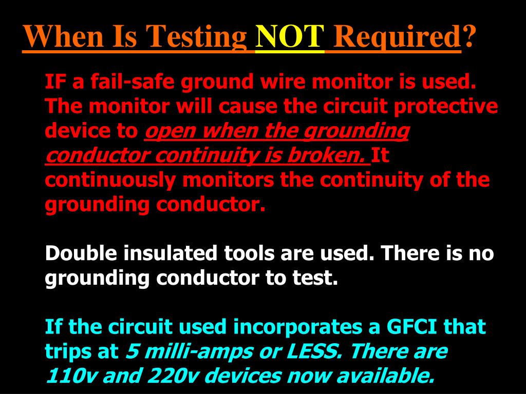 PPT TESTING GROUNDING SYSTEMS PowerPoint Presentation, free download