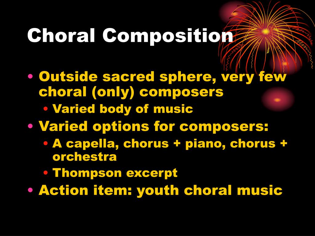 PPT Choral Music in the US PowerPoint Presentation, free download