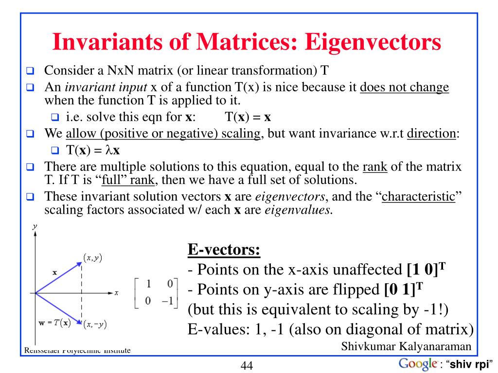 PPT Linear Algebra for Communications A gentle introduction