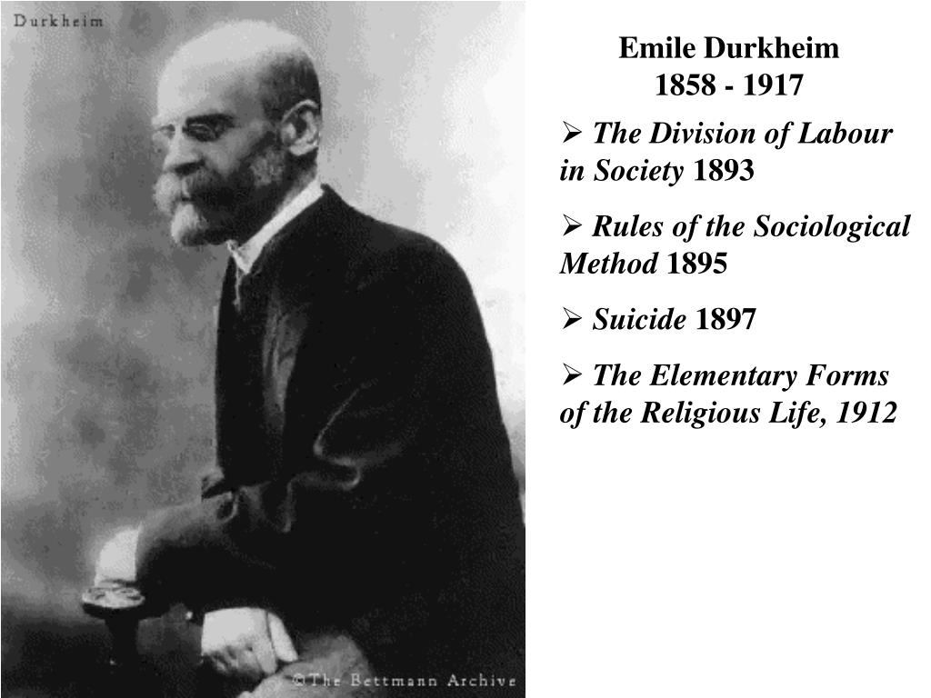 PPT Agenda Recap Emile Durkheim Biography The Elementary Forms of the