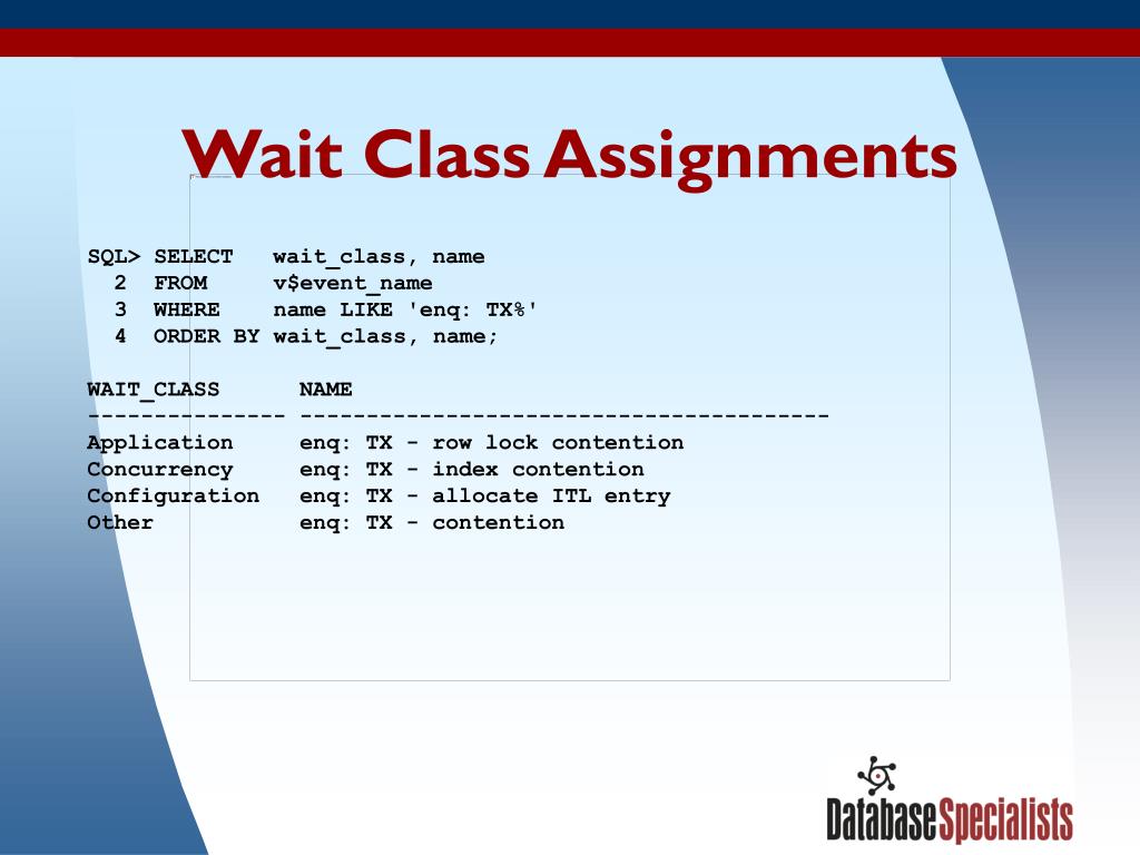PPT Wait Event Enhancements in Oracle 10g PowerPoint Presentation