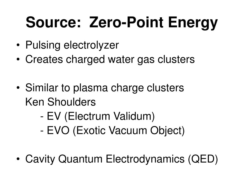 PPT “Water Fuel” via ZeroPoint Energy PowerPoint Presentation, free