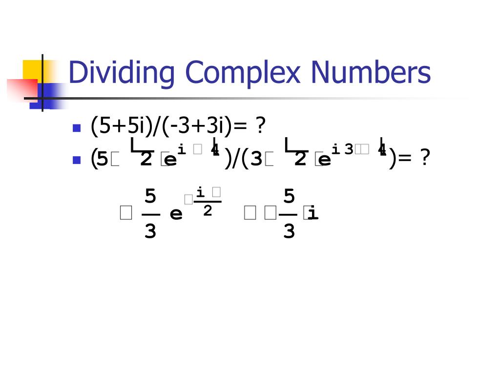 PPT Complex Numbers PowerPoint Presentation, free download ID297895