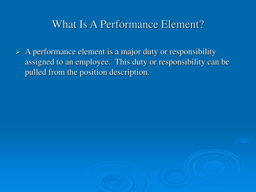 PPT Writing Performance Elements and Standards PowerPoint