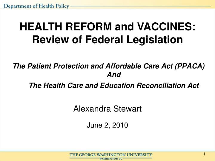 Best Health Supplement Affordable Care Act 2010 Definition PPT