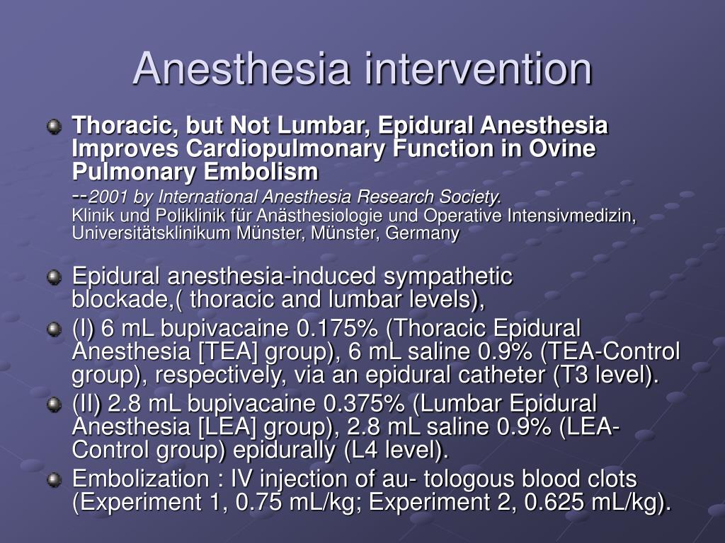 PPT Pulmonary embolism and anestheisa PowerPoint Presentation, free