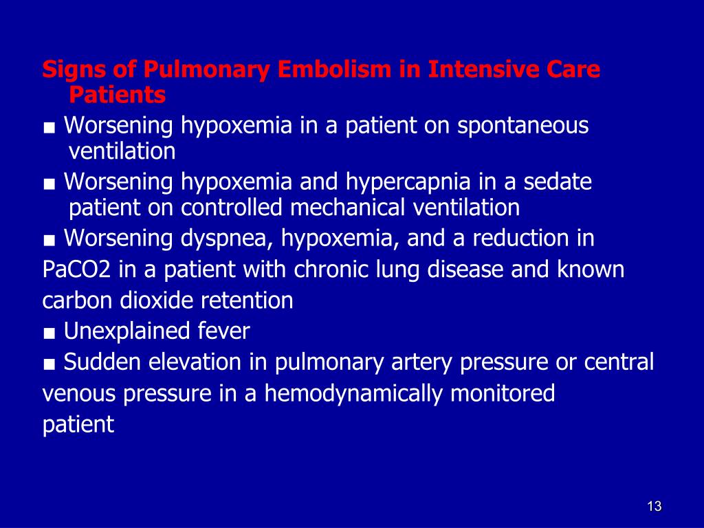 PPT PULMONARY EMBOLISM PowerPoint Presentation, free download ID299686