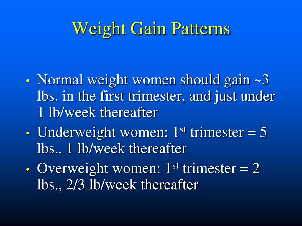 Five Stages Of Weight Gain