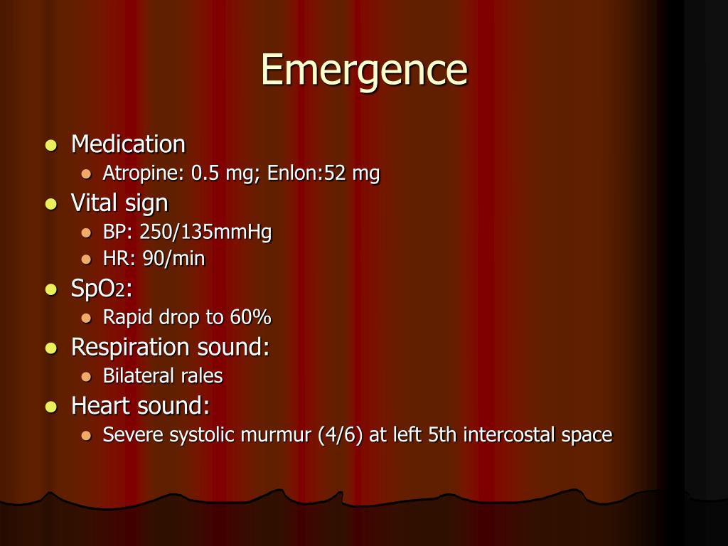 PPT Acute Pulmonary Edema During Emergence from Anesthesia PowerPoint