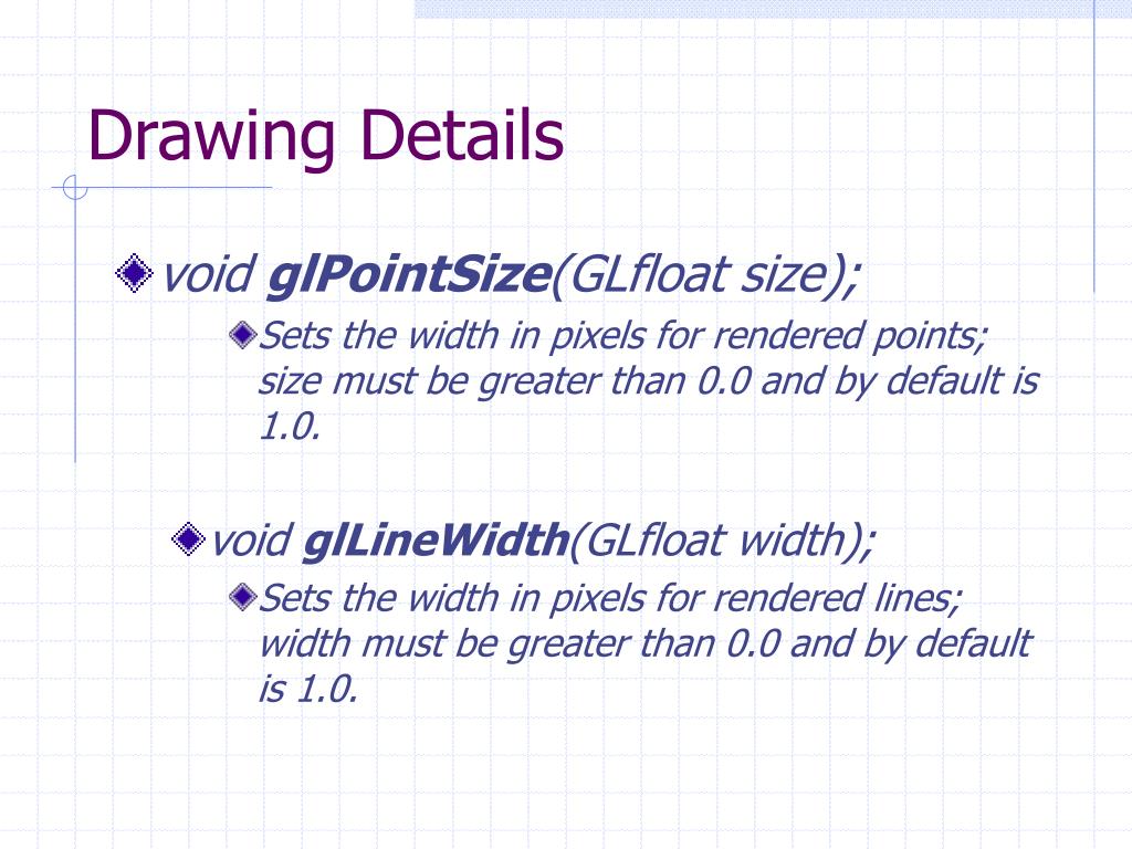 PPT Intro to OpenGL Vertices and Drawing PowerPoint Presentation