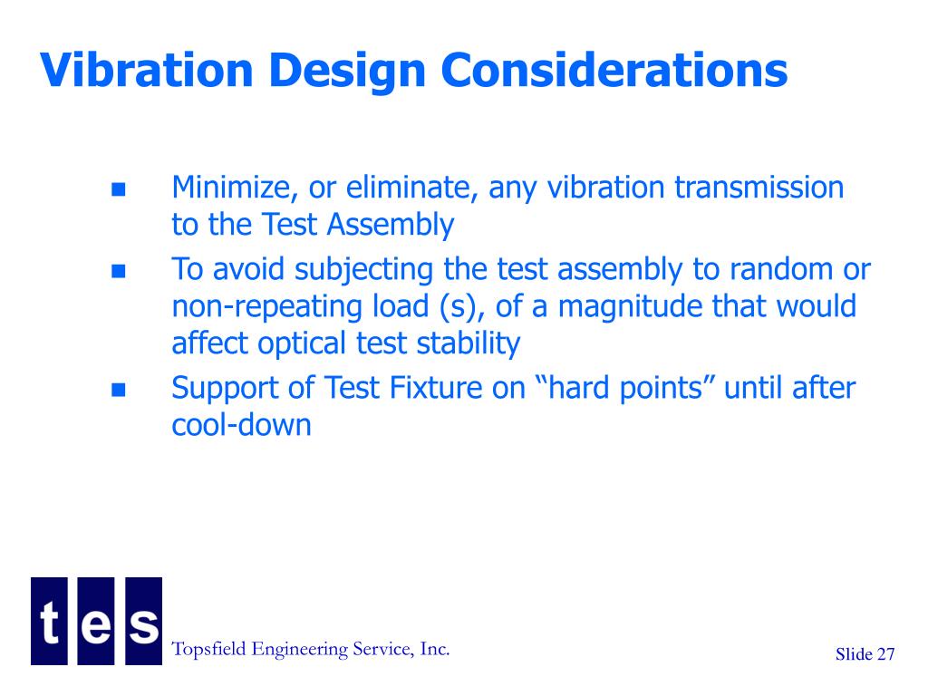 PPT JWST Testing Issues Thermal & Structural PowerPoint