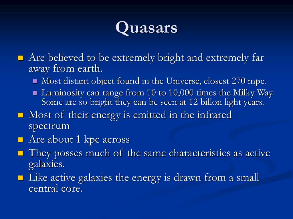 PPT Active Galaxies and Quasars! PowerPoint Presentation, free