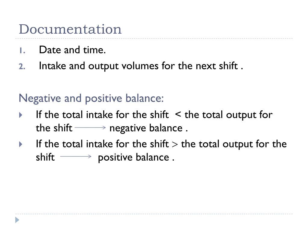 PPT Intake and Output Calculation PowerPoint Presentation ID302044