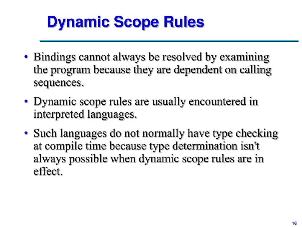 PPT Scope Rules (Section 3.3) PowerPoint Presentation ID302517