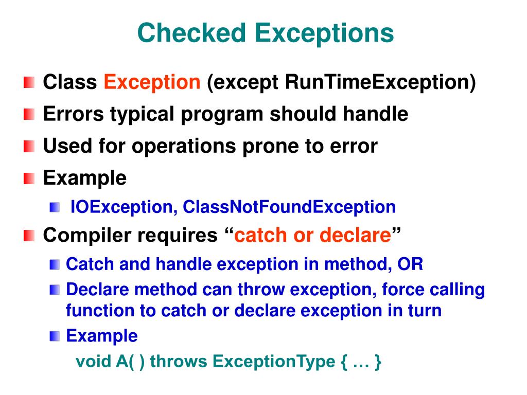PPT Java Exceptions, Cloning, Serialization PowerPoint Presentation