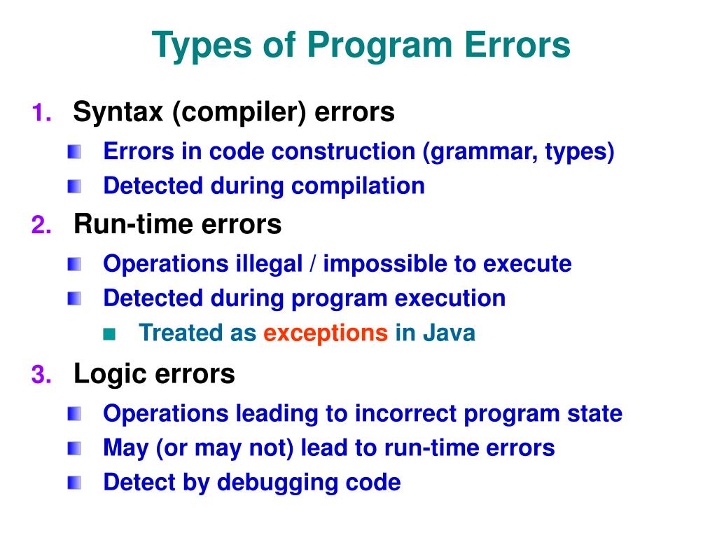 PPT Java Exceptions, Cloning, Serialization PowerPoint Presentation
