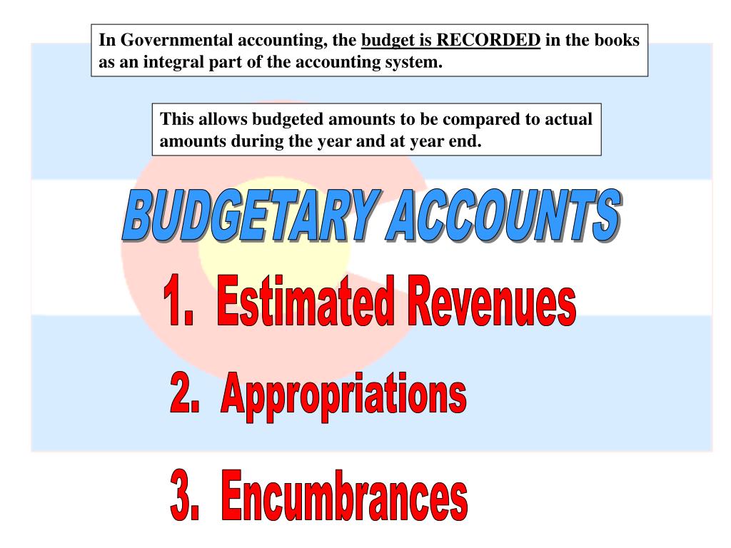 PPT Chapter 4 Budgeting, Budgetary Accounting and Budgetary Reporting