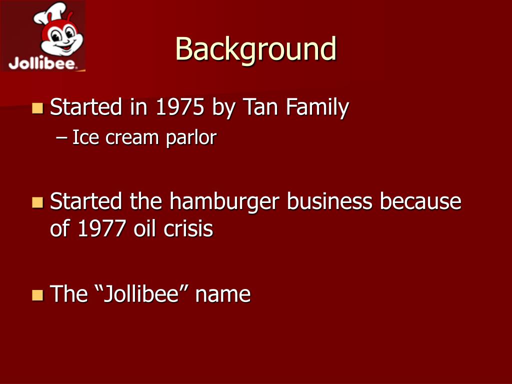 PPT Jollibee Foods Corp PowerPoint Presentation, free download ID