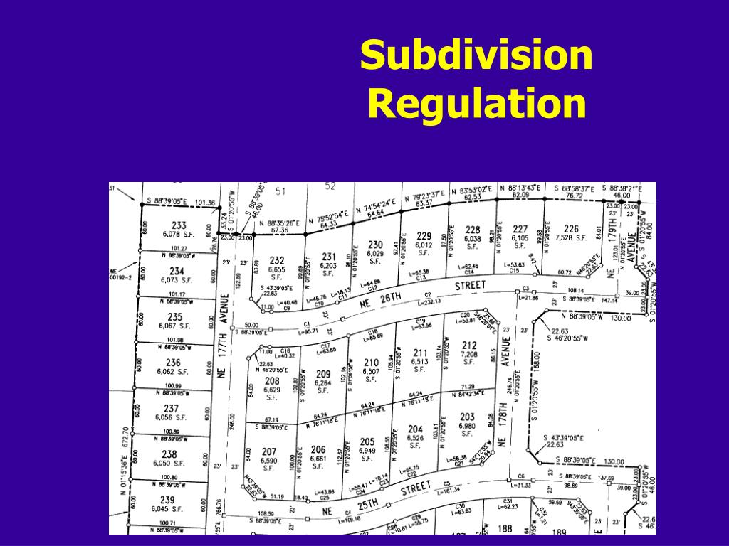 PPT Implementation of Urban Planning Zoning and Subdivision