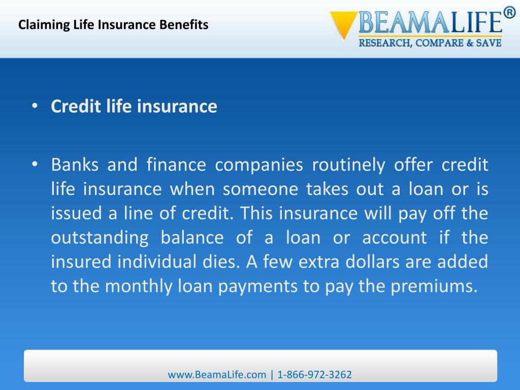 PPT Claiming Life Insurance Benefits PowerPoint Presentation, free