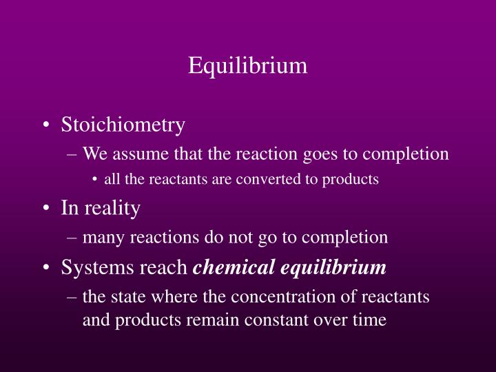 PPT Equilibrium PowerPoint Presentation, free download ID307397