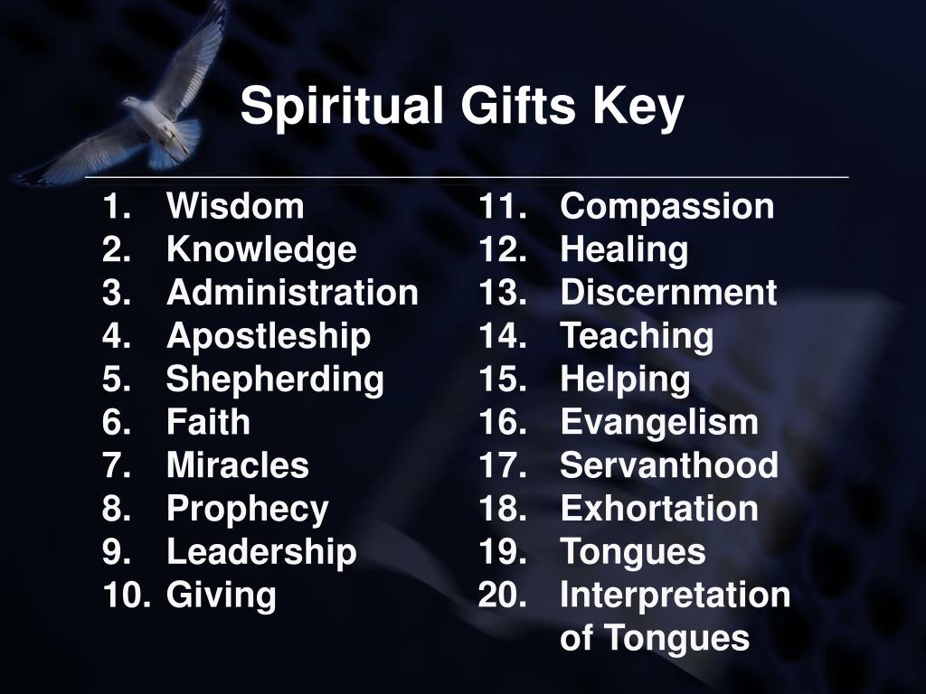 PPT Spiritual Gifts PowerPoint Presentation, free download ID307469