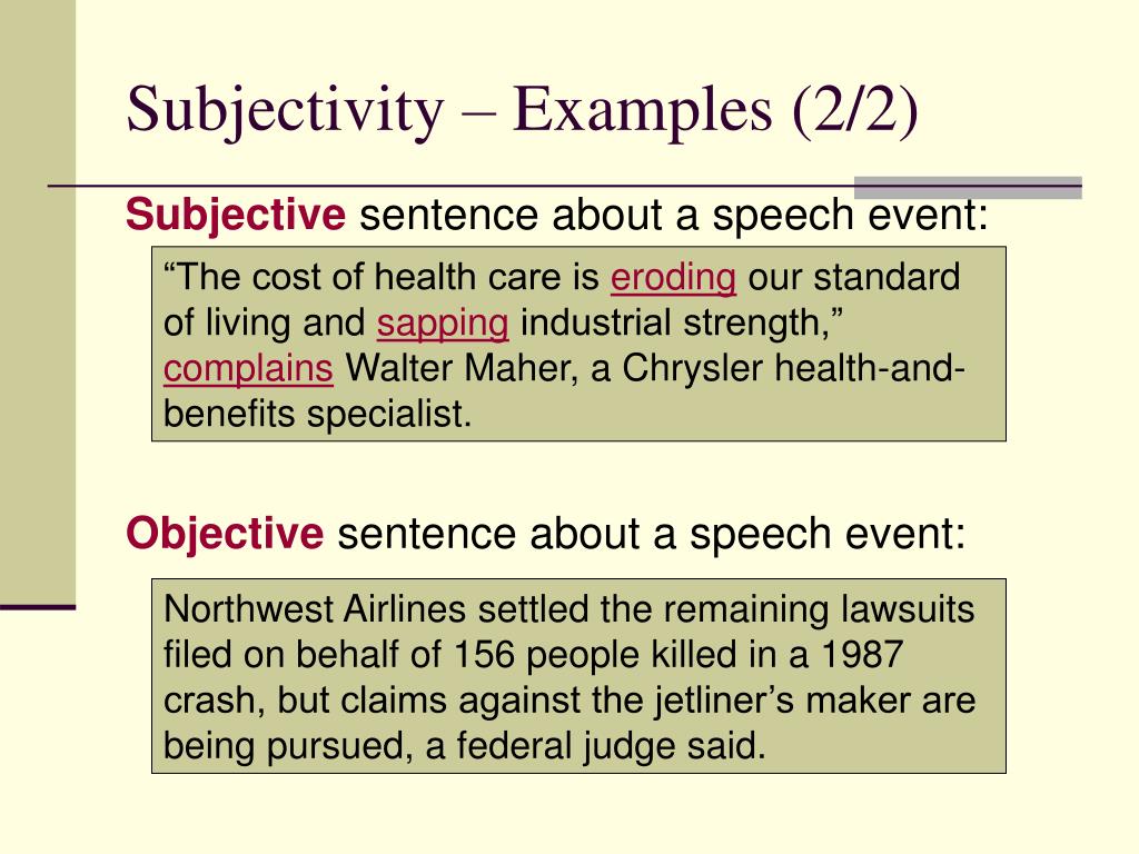 PPT Learning Subjective Adjectives from Corpora PowerPoint