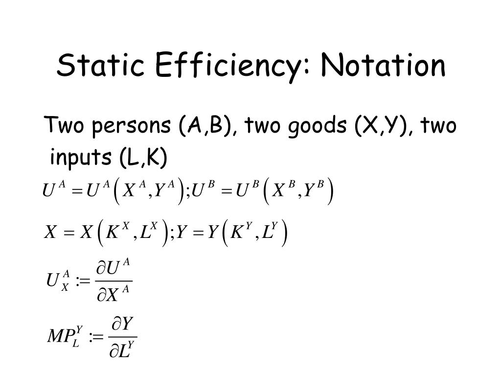 PPT ERE4 Efficiency, optimality, market failure & public policy