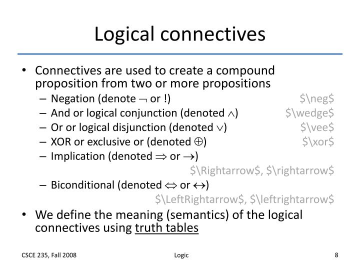 PPT Introduction to Logic PowerPoint Presentation ID308626