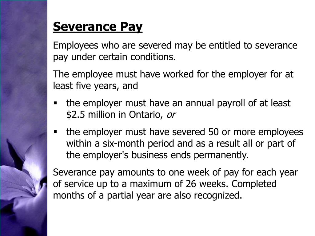 PPT Employment Standards Act 2000 PowerPoint Presentation, free