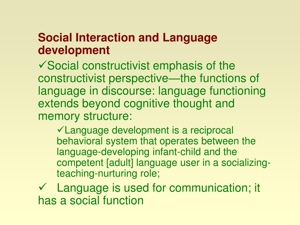 PPT Theories of First Language Acquisition PowerPoint Presentation