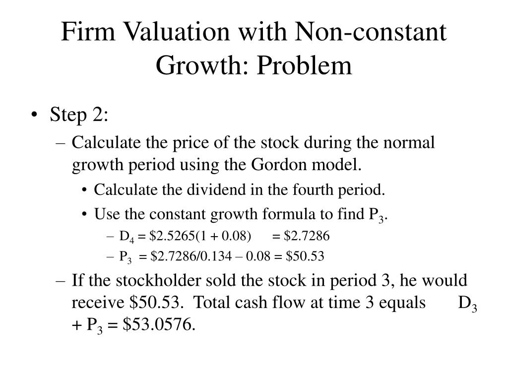 PPT Stock Valuation PowerPoint Presentation ID309606