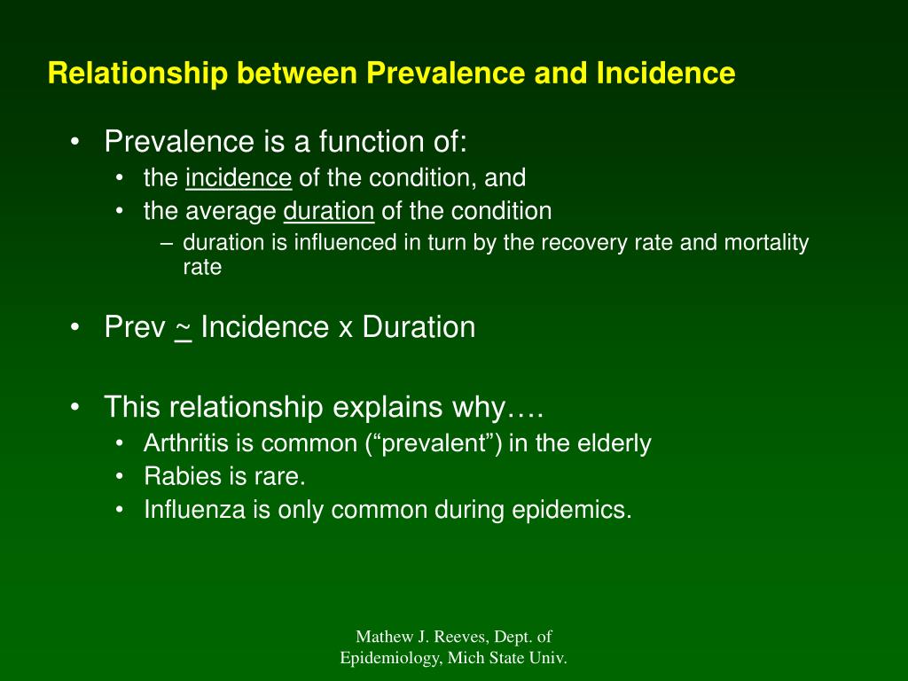 PPT Lecture 3 Frequency How do we measure disease, define risks, and