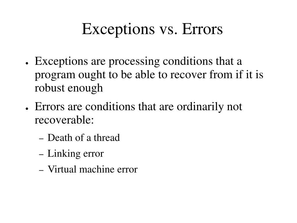 PPT Java Exception Handling PowerPoint Presentation, free download